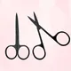 Stainless Steel Professional Nail Scissor Manicure For Nails Eyebrow Nose Eyelash Cuticle Scissors