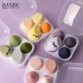 IMAGIC Sponge 4pcs/Set Makeup Puff Cosmetic Latex Soft Beauty Ball Foundation Powder With Box Wet
