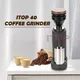 ITOP Electric Coffee Grinder 40MM Titanium Burr Metal Bean Hopper 75g Elegant Samll Coffee Grinder