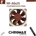 Noctua NF-A6x25 Case Fan 60mm Computer Cooles Fan 5V/12V Intelligent Temperature Control CPU