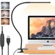 10W LED Desk Lamp with Clamp Dimmable Clip On Reading Light 10 Brightness Level 3 Lighting Modes