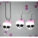 Human Skeleton Gothic Style Women's Stainless Steel Jewelry 2021 Jewelry for Women 2021 Cute Set