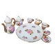 Doll House DIY Decoration Accessories China Tea Pots Cups 1/6 BJD Ob11 Blythe Doll Furniture