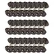 Evemodel 12pcs/24pcs Model Trains HO Scale 1:87 36" DC Wheelsets Metal Wheels C8724