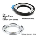 NIK-EOS for Nikon F lens - Canon EOS EF Mount Adapter Ring F-EF For Canon EOS EF / EF-S mount Camera