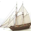 1 Set Assembling Building Kits Ship Model Wooden Sailboat Toys Sailing Model Assembled Wooden Kit