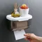 Punch-free Toilet Paper Holder Box Waterproof Storage Toilet Paper Storage Rack Paper Towel Kitchen
