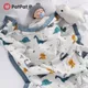 PatPat 100% Cotton Baby Blankets Newborn 6-layer Muslin Cotton Gauze Soft Absorbent Swaddle Blankets