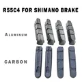 FOR Shimano R55C4 Aluminum SRAM CAMPAGNOLO Carbon Rim Road Brake Pad DURACE ULTEGRA 105 R8000 6800