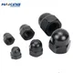 3-40pcs Acorn Cap Nut M3 M4 M5 M6 M8 M10 M12 Black Carbon Steel Dome Nut Cover Cap on nuts