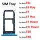 New SiM Tray For Motorola Moto E6 Play E6s E7 Plus E7i Power E20 E40 SIM Card Slot SD Card Tray