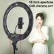 18 inch LED Ring Light 3200-5600K 416pcs Led Bead 65W Photography Lighting LED Ring Lamp Without