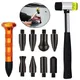 Car Body Dent Repair Tool Kits Paintless Dent Removal Tap Down Tools Dent Rubber Hammer Auto Body