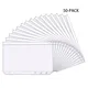 50pcs Binder Pockets 6 Holes Budget Cash Envelopes for Budgeting 6 Ring Binder A5 A6 A7