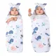 Summer Newborn Baby Wrap Blankets Soft Baby Sleeping Bags Newborn Bedding Cartoon SleepSack Baby