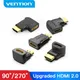 Vention HDMI Adapter 90 270 Degree Right Angle 4K HDMI Extender HDMI Male to Female Cable Connector
