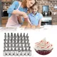 Cake Decorating 24/48Pcs/set Good Quality Stainless steel Icing Piping Nozzles Pastry Tips Set Cake