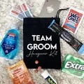 5pcs Team Groom Groomsman Hangover Survival Kit bags Wedding Bachelor Party Groom to be Men's Bridal