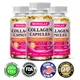 Collagen Capsules Complex of Hyaluronic Acid and Vitamin C: 5 Hydrolyzed Collagen Peptides Type I