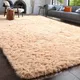 Soft Shaggy Carpet Living Room Fluffy Children Rugs Large Beige Plush Area Rug for Bedroom Kids Room