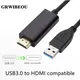 GRWIBEOU USB3.0 to HDMI Cable USB 3.0 HDMI Converter For Lenovo ASUS Laptop PC Adapter 1.8m 1080P