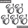 5pcs Baofeng UV-5R Headset Ham Radio Earphone Walkie Talkie Woki Toki Headphone PTT B5 B6 Uv-6r F8+