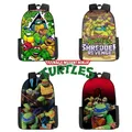 TMNT Ninja Turtles Schoolbag Large Capacity Student Schoolbag 2023 New Anime Kids Backpack Boys