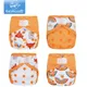 EezKoala 4pcs/lot ECO-friendly Newborn Cloth Diaper Cover Baby Waterproof Ecological Cover Nappies