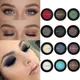 12 Colors Matte EyeShadow Easy To Color Fine Silky Powder Eyeshadow Palette Long-lasting Beauty