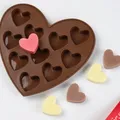 Multi Size Love Silicone Chocolate Mold Heart Candy Jelly Baking Set Ice Cake Mould Candle Soap