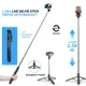 COOL DIER 1580mm New Wireless Selfie Stick Tripod Foldable Monopod With Fill light For Gopro Action