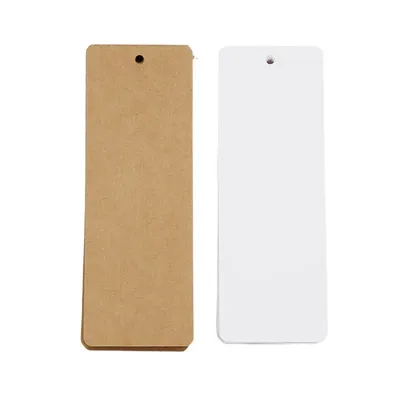 30pcs/set Rectangle Kraft Paper Bookmarks Book Page Clips Separator Pages Tags Classical DIY Bookmark Supplies School Stationery