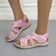 Women New Fashion Women Flats Outdoor Beach Sandals Low Top Round Toe Casual Sports Comfortable Fish