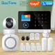 Gautone Tuya Smart Wifi Home Security Alarm System Wireless GSM Fire Alarm System Panel Smart Life