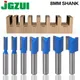 1PCS 8mm Shank Straight Woodworking Router Bit Set Carpenter Milling Cutter 6/8/10/12/14/18/20mm