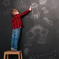 Blackboard Stickers Chalk Board Removable PVC Draw Mural Decor Art Chalkboard Wall Sticker for Kids