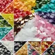 50g Clear Glass Mosaic Tiles Multi Color Mosaic Piece DIY Mosaic Making Stones for Craft Hobby Arts