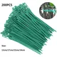 30/50/100/200Pcs Reusable Garden Cable Ties Plant Support Shrubs Fastener Tree Locking Nylon