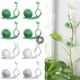 Snail Garden Plant Clips Green Greenhouse Plant Seeding Reusable Garden Plant Support Plastic