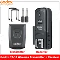 Godox CT 16 CT-16 Trigger 16 Channels Wireless Radio Flash Transmitter + Receiver Set for Canon