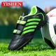 YISHEN Football Shoes Kids Soccer Shoes Cleats Grass Training Sport Sneakers For Boy Footwear TF
