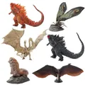 6pcs/set Cute Ver. Gojira Godzilla King Ghidorah Mothra Rodan 7-11cm PVC Action Figure Collectible