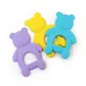 New Silicone Baby Teether Cute Bear Shape Infant Teethers Safety Children Teething Toy For Kids