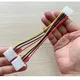 Power Splitter Cable Adaptor 4 Pin Molex Male Power To 2x IDE 4 Pin Female Y Splitter Extension