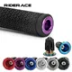 1 Pair Bike Handlebar End Plugs Aluminum Alloy Mountain Road Bicycle Handlebar End Cap Multi-color