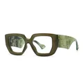 Anti Blue Light Blocking Women Glasses Frames Green Optical Clear Transparent Lens Fashion Frame