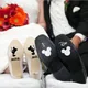 Mickey and Minnie Wedding Day Bride Shoe Vinyl Sticker Decals Princess Prince For Wedding