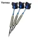 Yernea 3Pcs Hard Darts High-quality Sports Goods 22g Standard Steel Tip Darts Blue AL Darts Shafts