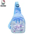 Fashion Sanrio Coin Purse Cinnamoroll Bag Children Chest Bag Kuromi Crossbody Boy Girl Hello Kitty