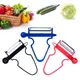 3 pcs/set Magic Trio Peeler Slicer Shredder Julienne Cutter Peel Stainless Steel Vegetable Blade